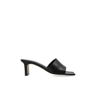 Aeyde Jessie Muiltjes met Hak - Dames - Muiltjes - Zwart - 39 EU - Leer - Schoenen