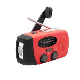OEM Radio Port&aacute;til Con Manivela, Linterna, Luz, Herramienta Multifuncional Para Exteriores