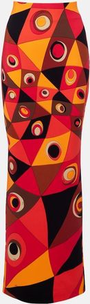 Pucci Occhi jersey maxi skirt