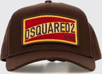 Dsquared2 Cappello Dsquared2 in twill di cotone con patch logo