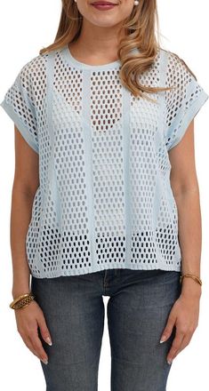 Cyrus Crewneck Dolman Top in Sky Blue at Nordstrom Rack, Size X-Large