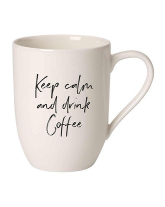 Villeroy & Boch Keep Calm And Drink Coffee Statement Mug