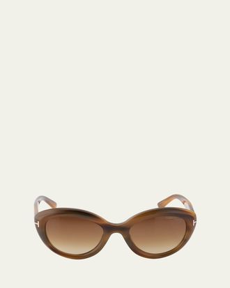 Tom Ford Stacy 53MM Cat-Eye Sunglasses