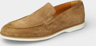 Bontoni Mens Raggio S-Stitch Venetian Shoes In Farro