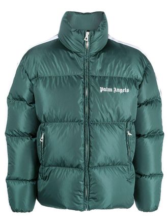 Palm Angels Classic padded down jacket - men - Polyamide/Polyester/Feather Down/PVC/Polyamide - S - Green