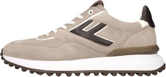 Floris Van Bommel Noppi Sneakers - Heren - Sneakers - Beige - 42 2/3 EU - Leer - Schoenen