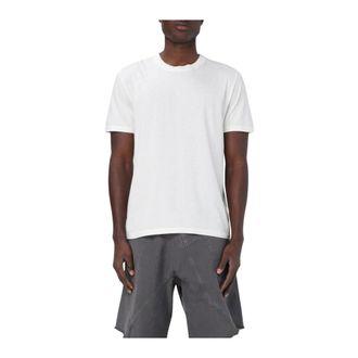 Maison Margiela T-Shirts, male, White, S, Short Sleeve TShirt Regular Fit
