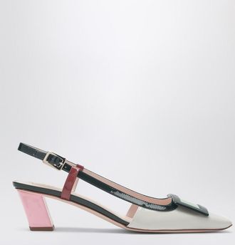 Roger Vivier Belle Vivier Multicolour Patent Slingback