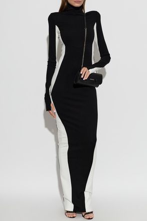 Dsquared2 Dress With Sewn-in Shoulder Pads, Womens, Black