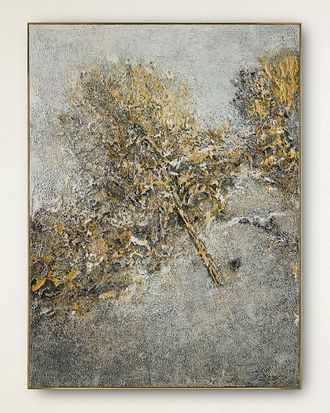 John-Richard Gleaming Mist Original Acrylic Painting on Canvas by LM Zhou