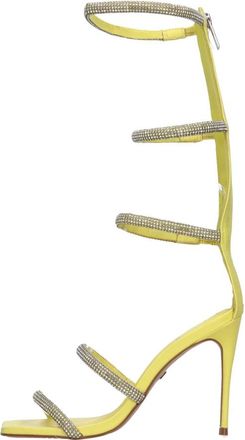 Carrano Carrano, Schoenen, Dames, Geel, 40 EU, Leer, Sandalen met hoge hak