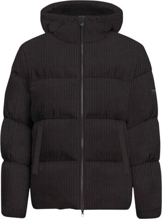 MC2 Saint Barth Maier Corduroy Padded Jacket - Heren - Winterjassen - Zwart - XL - Jassen