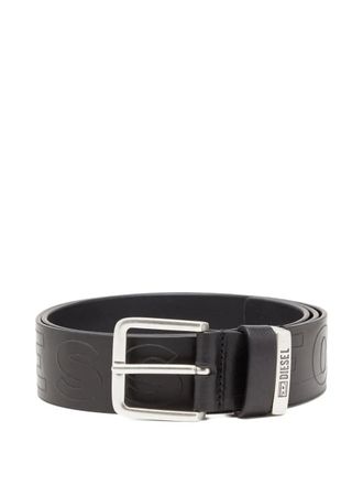 Diesel B-Fsl-Outline buckle belt - Black