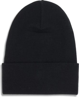 Moncler Mens Black Fleece Wool Beanie Accessory