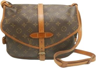 Louis Vuitton Pre-owned Saumur 30 Schoudertas - Dames - Vintage Schoudertas - Bruin - ONE Size - Vintage