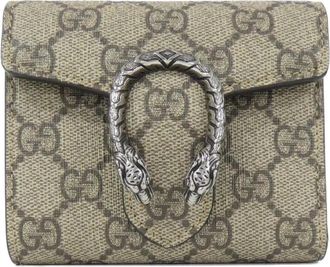 Gucci Beige Gg Supreme Canvas Wallet (Tri-Fold) (Pre-Owned)