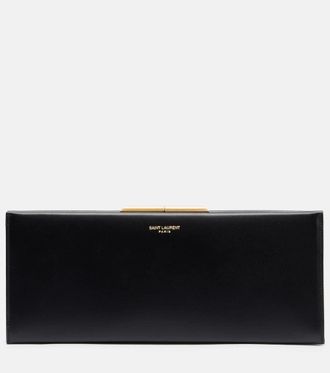 Saint Laurent Midnight Small leather clutch