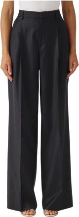 Tagliatore Dames, Broeken, Blauw, Maat: L Wol