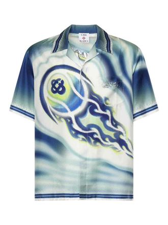 Casablanca The Art Of The Serve Silk Shirt