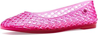 Michael Kors Pixie Jelly Ballet Womens Flat Shoes Raspberry : 11 M, Synthetic