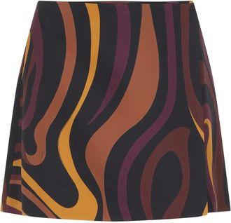 Pucci Gonna corta in seta - - Skirts - Donna - Multicolore - M