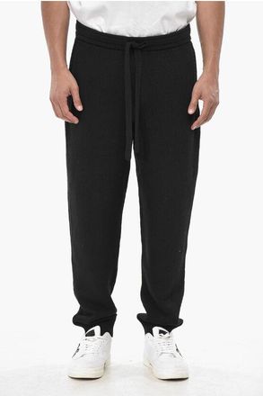 Off-white Cotton-Blend Knit Joggers ARROW size L