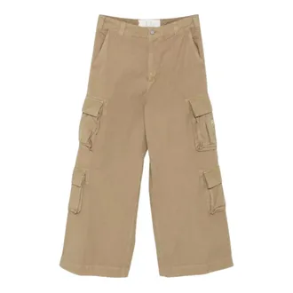 ERL Wide Trousers, male, Beige, Size: L Cargo Trousers
