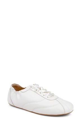 Badgley Mischka Wilmott Sneaker in White Leather at Nordstrom, Size 7.5