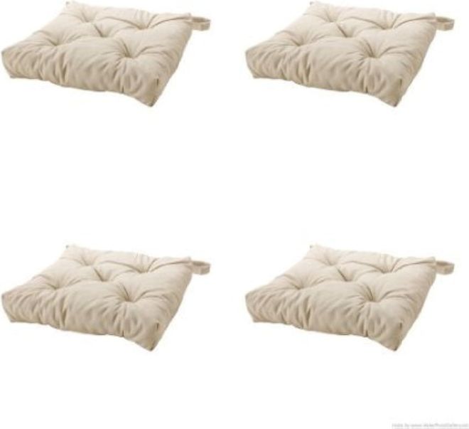 IKEA Ikea s Malinda Stuhlkissen, Hellbeige, 4 Stück ab 59,99 €
