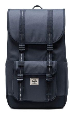 Herschel Little America Canvas Backpack in Ombre Blue/after Midnight at Nordstrom