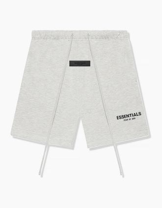 Fear of God Womens Fear of God Essentials Sweatshort Light Oatmeal - Grey - Size: 14