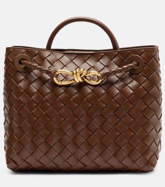 Bottega Veneta Andiamo Intrecciato Small leather tote bag