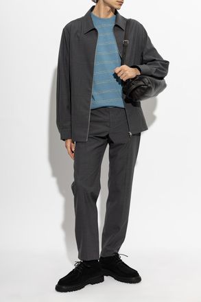 Jil Sander Wool Jacket, Mens, Grey