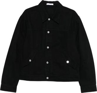 Helmut Lang button-fastening flap-pocket overshirt - Black
