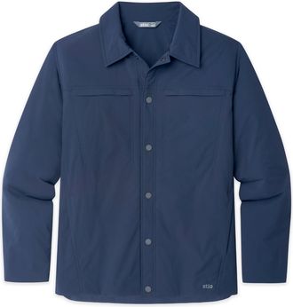 Stio | Mens Overstory Insulated Snap Shirt, Size Extra Large in Mountain Shadow