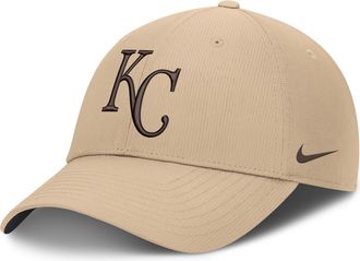 Nike Kansas City Royals Club Nike Mens Dri-FIT MLB Adjustable Hat in Brown | NB020GT5ROY-YPH