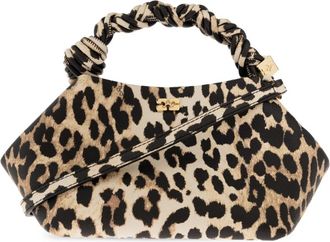Ganni Eco Leren Handtas - Dames - Handtassen - Beige - ONE Size - Leer - Tassen