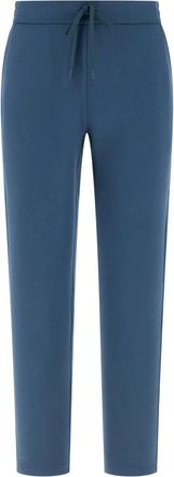 Boggi Milano drawstring patch pocket track pants - men - Cotton/Elastane/Fabric - M - Blue