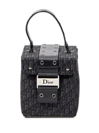 Dior 1990s monogram box bag - Black