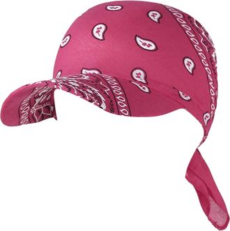 Generic Womens Visor Bandana with Visor Headband Cotton Beanie Headscarf Scarf Hats Sun Hat Tennis Baseball Hat Turban Headwear Kop Wraps Sun Visor Retro Styl