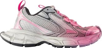 Balenciaga Grijs/Roze Sneakers - Synthetische Mesh Schoenen - Dames - Sneakers - Veelkleurig - 40 EU - Schoenen