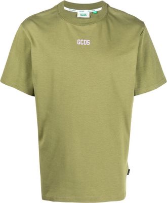 GCDS T-shirt girocollo con stampa - Verde