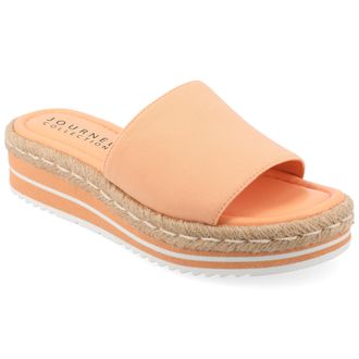 Journee Collection Womens Rosey Wide Width Espadrille Sandals