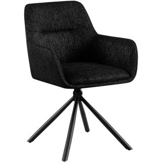 Clp Silla De Tela Tipton Negro
