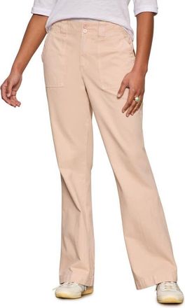 Sanctuary Reissue Peace Bootleg Cotton Pants in Rose Pink Tea at Nordstrom, Size 28