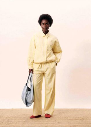 FRNCH Mira Trousers In Butter Yellow