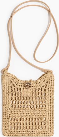 H&M Smartphonetasche aus Papierstroh - Beige