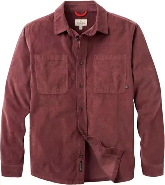 Passenger Backcountry Cord Light Shirt 2.0 Hemd f&uuml;r Herren | rot
