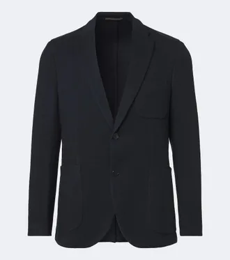 Slowear Single-breasted wool-blend blazer