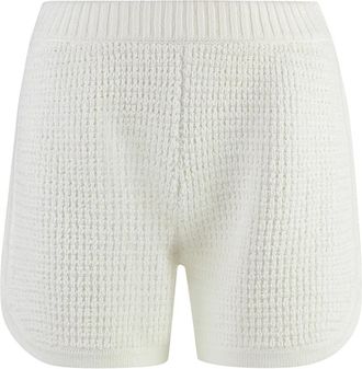 St. John Mujer, Pantalones cortos, Blanco, Talla: S